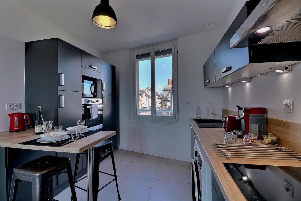 Appartement Logisy En Centre-Ville De Vitre I Logisy L'Indu Vitré Kültér fotó